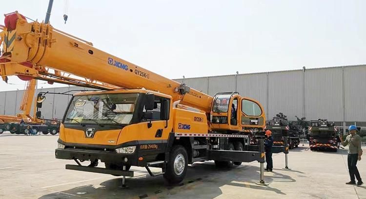 XCMG Official 25t Hydraulic Engine Mounted Truck Mobile Crane with Ce