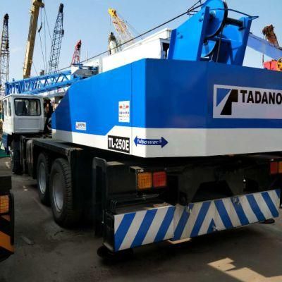 Used Tadano Crane 25t Tl250e Mobile Truck Cranes 25t Lifting Machinery