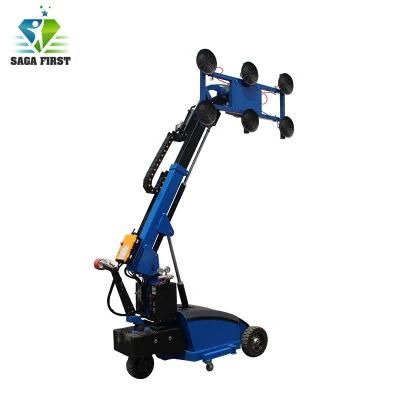 Glass Robot in Vacuum Lifter Outdoor