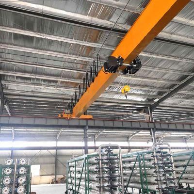 Factory Price 10ton 12m Ld Single Girder Overhead Crane with Chain Hoist