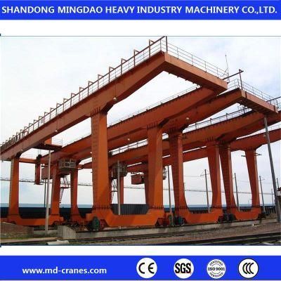 Steel Rail Mounted 50t Gantry Crane for Container Handling