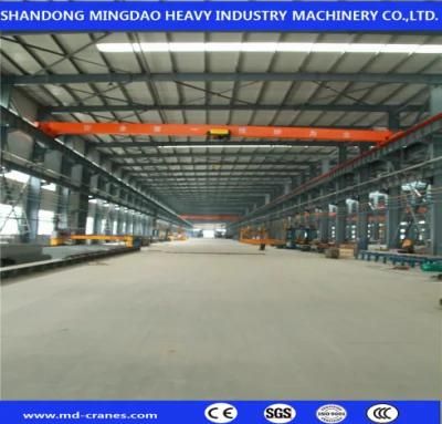 Light Dead Weight 8t Wire Rope Single Girder European Crane