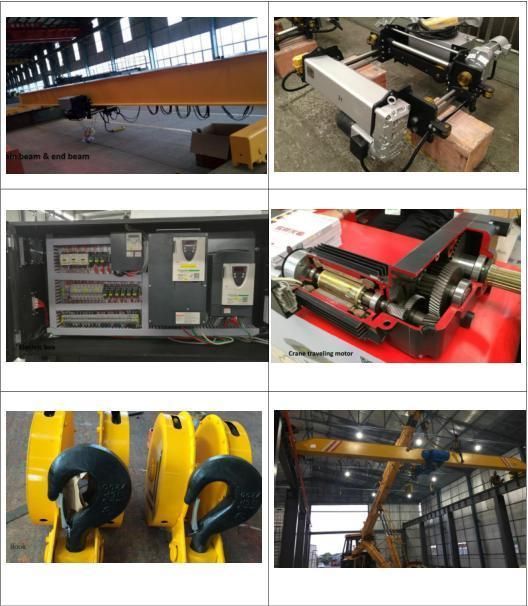 High Quality 6 Ton Electric Hoist Semi Girder Gantry Crane Price