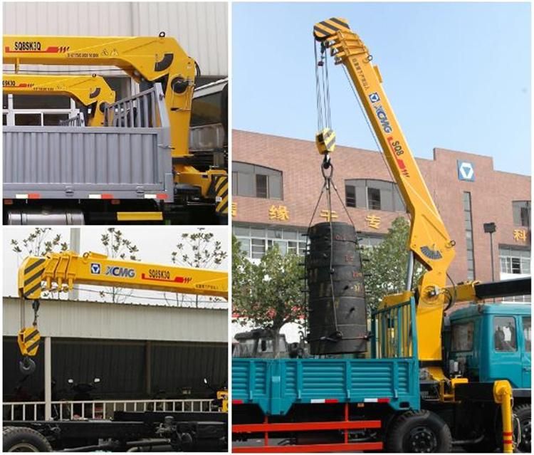 XCMG Official 8 Ton Small Boom Pick up Crane Sq8sk3q China New Lifting Height 13.2m Truck Mounted Crane for Sale
