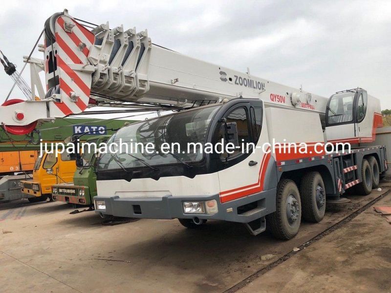 Wheel Drive Zoomlion Hydraulic Mobile Crane 50ton Professional Design Mobile Crane Truck