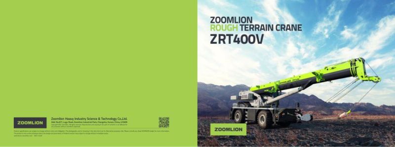 Zoomlion Zrt400V432 40 Ton Rough Terrain Crane