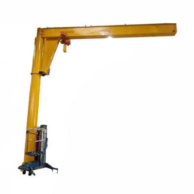 Single Column Swing 2.5t Jib Cantilever Crane Lifting Equipment on Sale