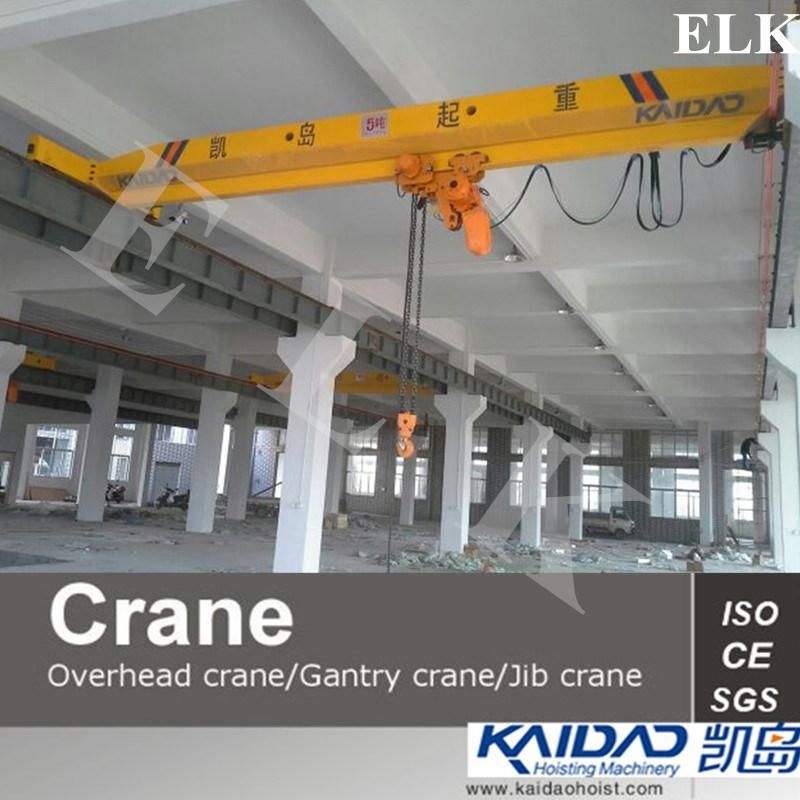 5t Bridge Single Beam Overhead Crane Used for Lifting