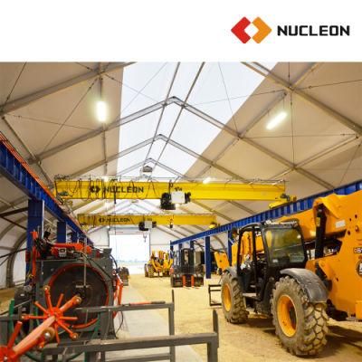 Nucleon Workshop 10t Electric Overhead Travelling Crane for Steel Pipe Lifting