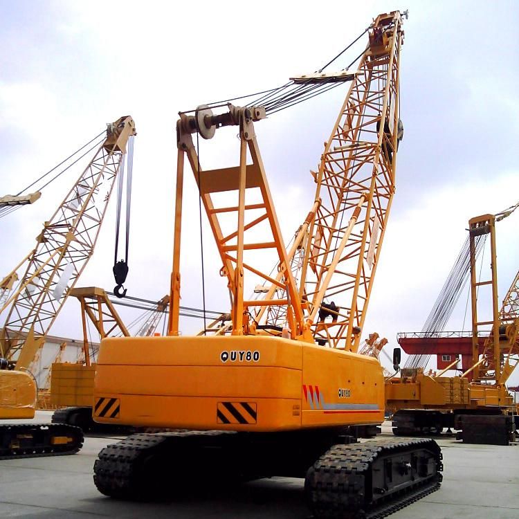 Quy80 80 Ton Volvo Engine Mobile Crawler Crane for Sale