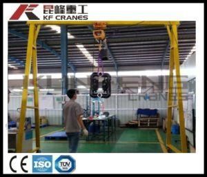 Portable Moving Hand-Mounted Gantry Crane Without Rail Way