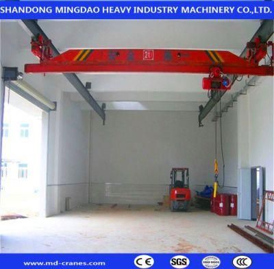 Small Size Light Duty Suspension Single Girder Overhead Bridge Crane