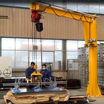 Column Mounted Floor Pedestal Movable Slewing Pillar Arm Jib Crane