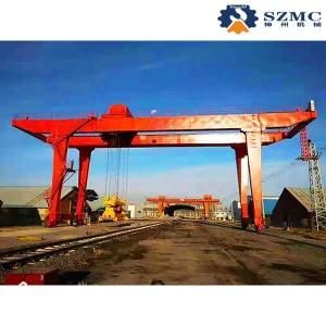 Port Container Gantry Crane Double Girder Lifting 50/10t