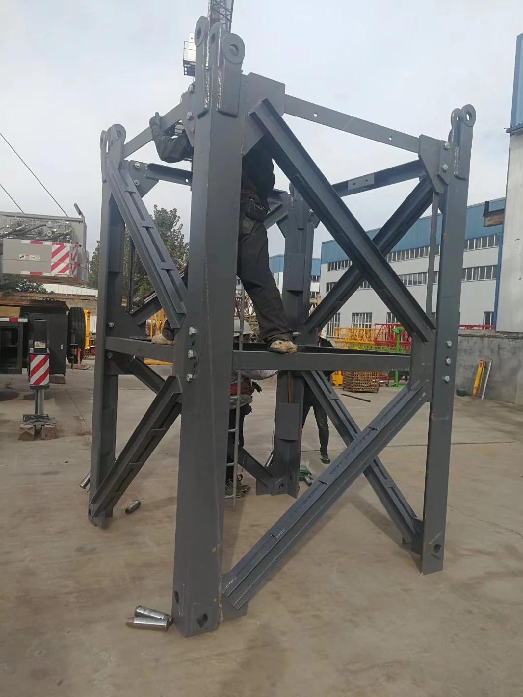 Tavol D120-4522 Luffing Jib Tower Crane for Construction with 6ton Load