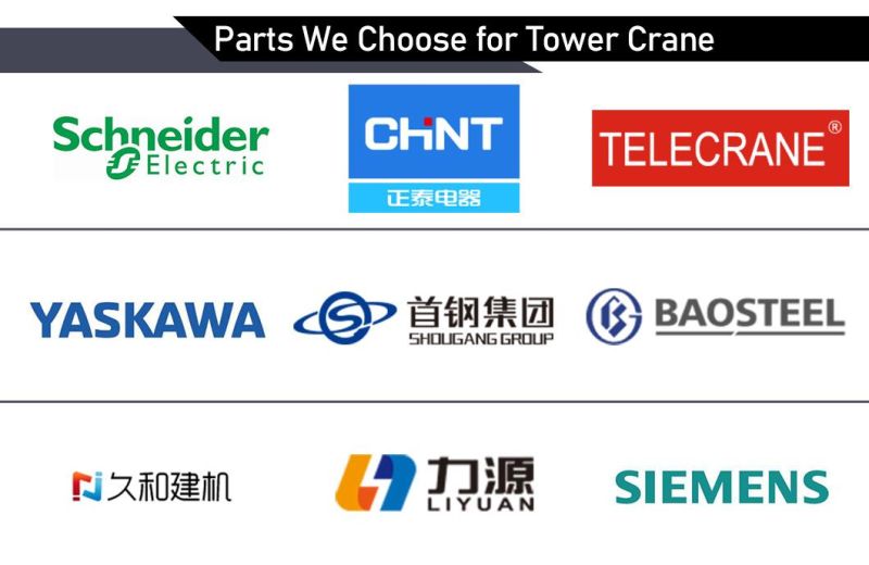 Tower Crane Ce CCC ISO9001 Approved Z19 Qtz 160 with Remote Control Device