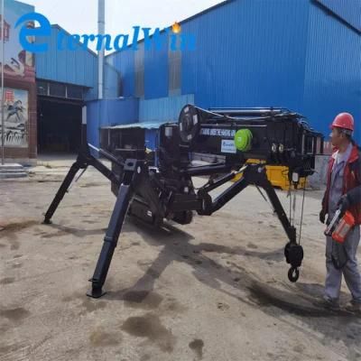 Articulated Spider Crane Famous Factory 3 Tons Small Spider Crane Low Price