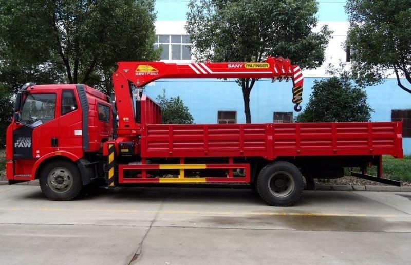 Crane Manufacturer Factory Price 7 Ton Telescopic Boom Truck-Mounted Crane Mobile Crane