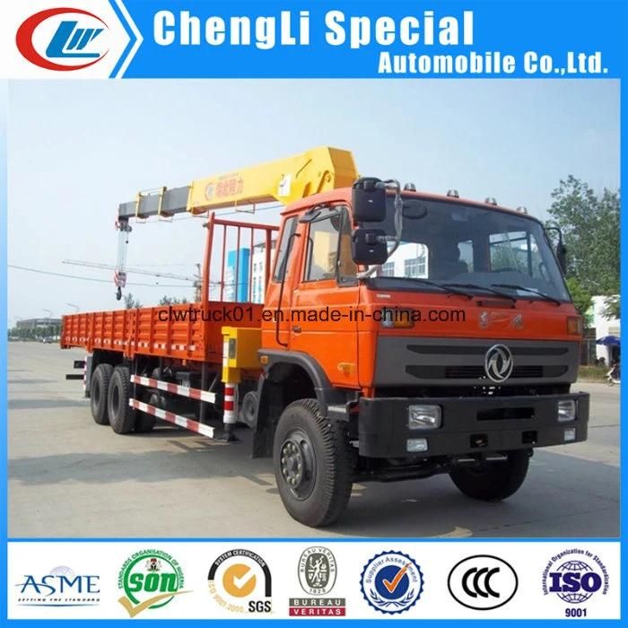 6X4 10tons Telescopic Boom Truck Mounted Crane