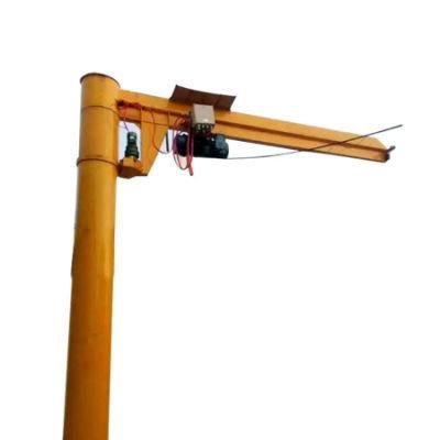 Single Column Swing Jib Cantilever Crane Lifting Equipment on Sale 3t