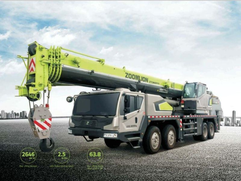 Zoomlion 80 Ton Mobile Crane Ztc800h Truck Crane with Spare Parts for Sale