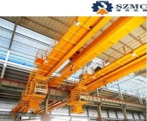 Frtd European Type Electric Double Girder Overhead Winch Lifting Crane