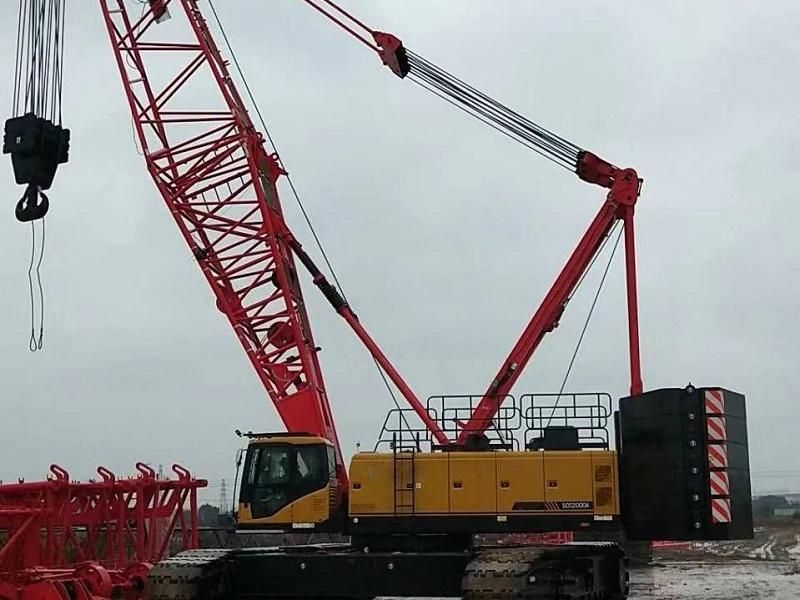 260 Ton Hoisting Machinery Lattice Boom Crawler Crane Scc2600A