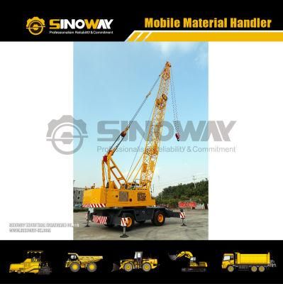 China 35ton Mobile Lattice Boom Material Grabbing Crane for Sale