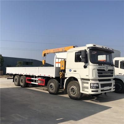 Shacman 8X4 Capacity 14 Ton to 16 Tons Truck with Crane for Sale