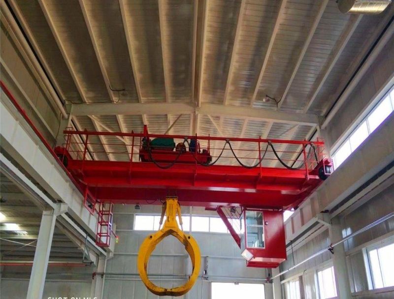 Qz Grab Overhead Crane with Hook for Garbage Steel Bridge-Type Grab Crane for Factory