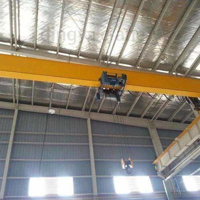 Dy Ld Lh Qd 1 2 3 5 10 12 16 20ton Euro Single Double Beam Overhead Bridge Crane Hanging Manufacturer