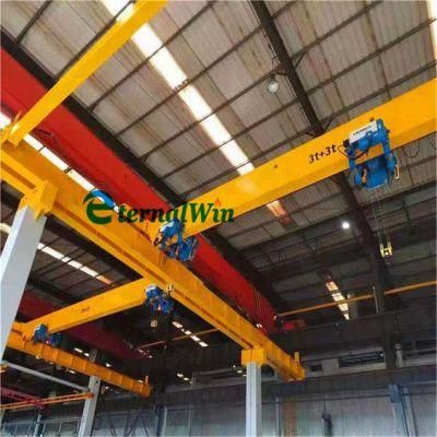 Bridge Single Girder Overhead Shop Warehouse Crane with Hoist