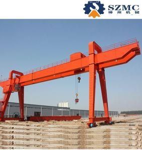 Mg 10t 20t Electric Double Girder Beam Gantry Crane