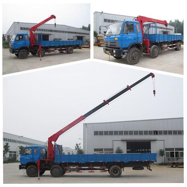 Small 6.3 Ton Telescopic Truck Boom Mounted Crane Specification