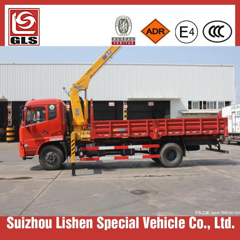 Factory Dongfeng 6.3ton 8ton 4X2 Truck with Crane