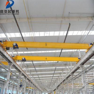 Dy Factory Electric Single Girder Overhead Bridge Crane 1 Ton