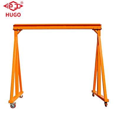 Mh Model Mini Mobile 5ton 10000bls Single Girder Gantry Crane