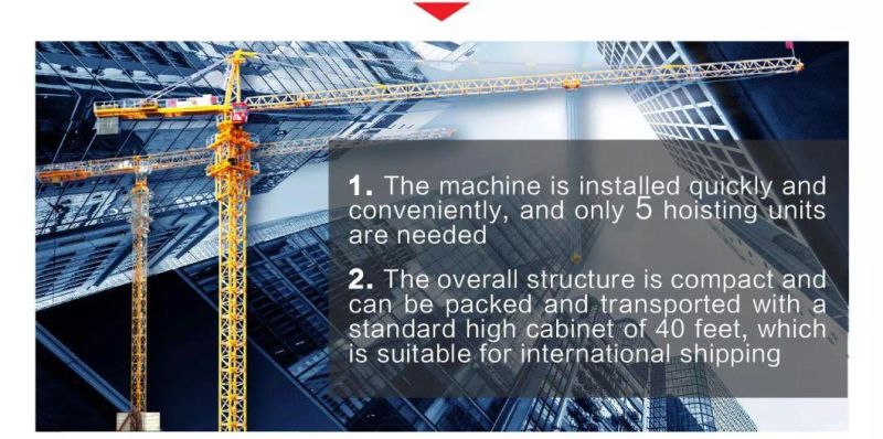 Tower Crane Qtz250 (TC7030) with Max. Radius70m