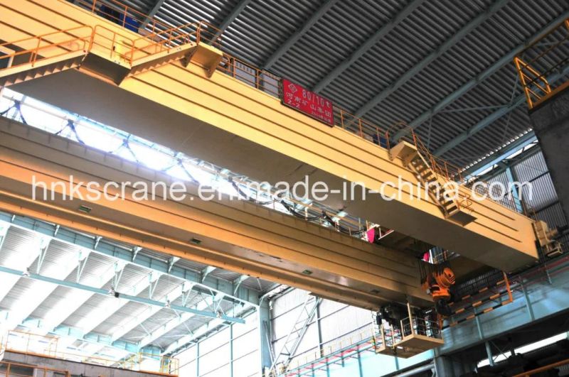 PLC Control Double Girder Overhead Crane-Metallurgy Fountry Casting Crane