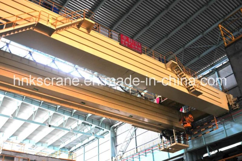 PLC Control Double Girder Overhead Crane-Metallurgy Fountry Casting Crane