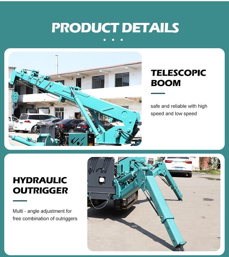 3000kg Mobile Boom Crane Hydraulic Crane Construction Cranes