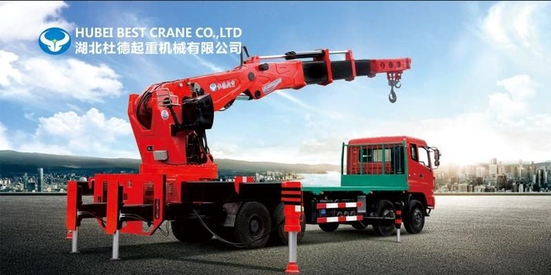 Crane Manufacturer folding Boom 10 Tons Hoist Truck Mounted Crane