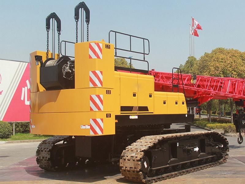 China 135 Ton Crawler Crane Sca1350A with 76m Boom