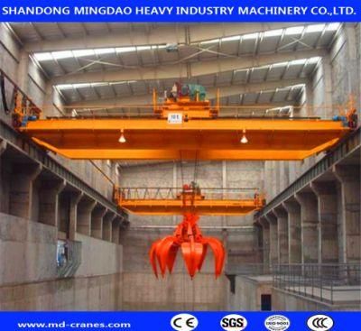 Mingdao Crane Brand Double Girder Grab Bucket 20 Ton Overhead Crane