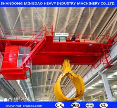 Stable Quality 30t Qz Double Girder Bridge Crane with Grab