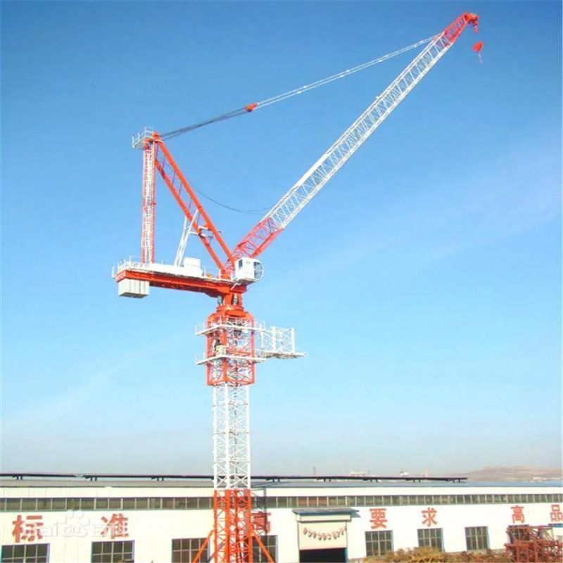 Max Load 6 Ton Luffing Tower Crane Jib Crane Tower Cranes 40m Boom Length