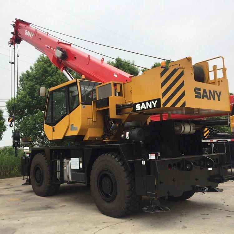 Official 30 Tons Mini Mobile Crane Truck Src300c Rough Terrain Cranes