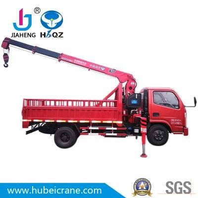 Crane Manufacturer HBQZ Construction Machinery SQ3.2S3 3.2Ton Telescopic Truck Mounted Crane