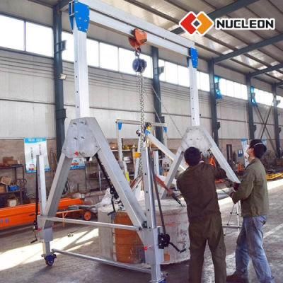 250kg~3000kg Light Weight Portable Aluminum Gantry Crane