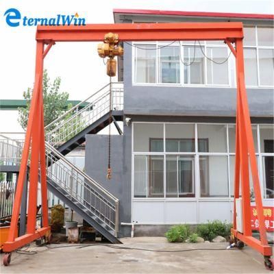 Mini Small Durable Adjustable Height 2ton Gantry Crane with CE Certificate